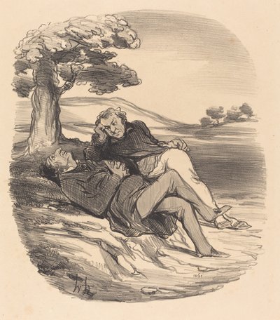 Dulce ocio de un ferretero retirado del comercio... de Honoré Daumier