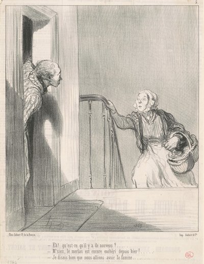 ¡Eh! ¿Qué hay de nuevo? ... de Honoré Daumier