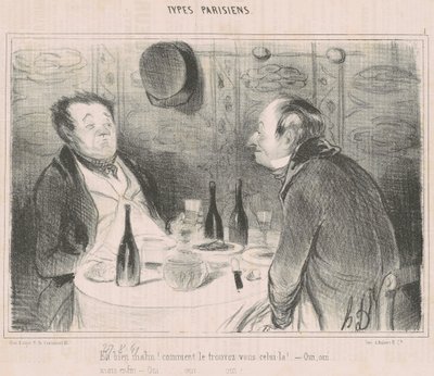 ¡Bueno, Malin! ¿cómo lo encuentras ese? de Honoré Daumier