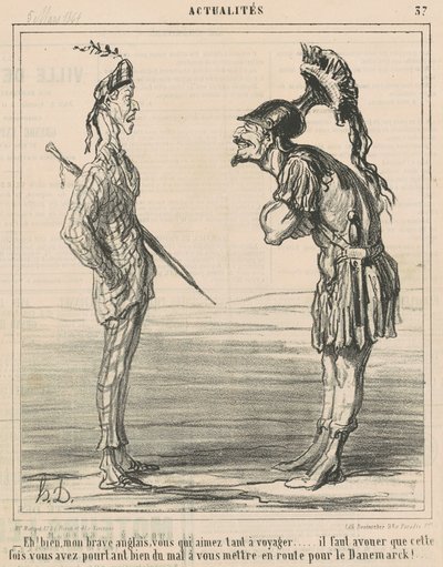 ¡Eh bien! Mi valiente inglés de Honoré Daumier