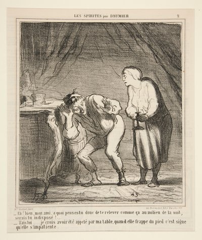 ¡Oye! Bueno, amigo, ¿qué te parece levantarte así? de Honoré Daumier