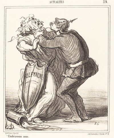 Abracémonos de Honoré Daumier
