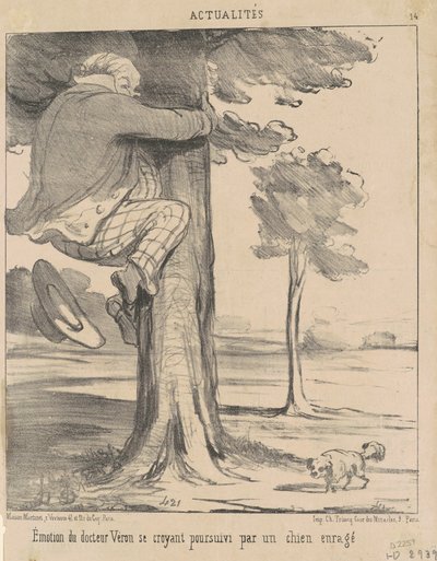 Emoción del doctor Véron ... de Honoré Daumier