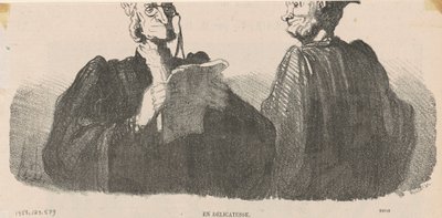 En delicadeza de Honoré Daumier