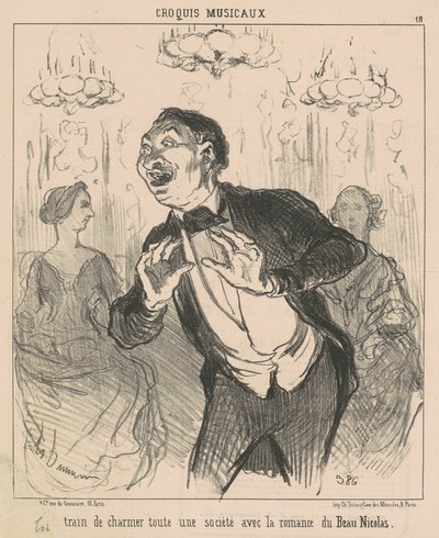 Encantando a toda una sociedad de Honoré Daumier