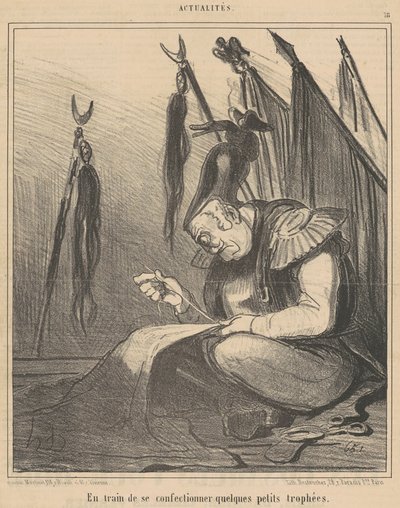 En proceso de ...confeccionar algunos de Honoré Daumier
