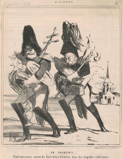 En Valaquia de Honoré Daumier