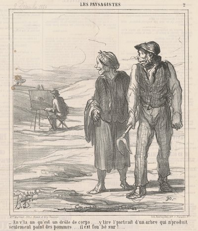 Ahí va uno que es un tipo raro... de Honoré Daumier