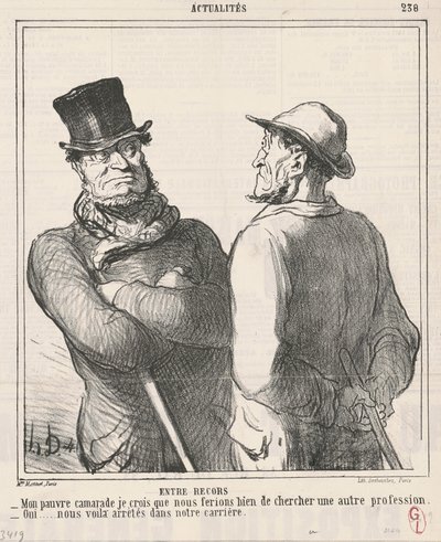 Entre recors de Honoré Daumier