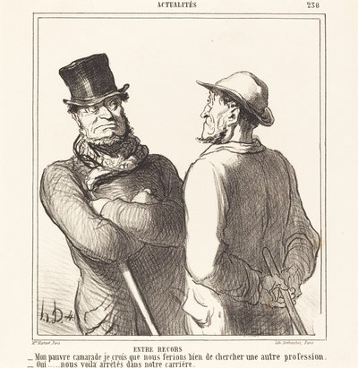 Entre recors de Honoré Daumier
