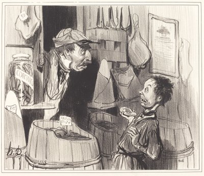 Épicier citoyen, guerrier pur et sans tache... de Honoré Daumier