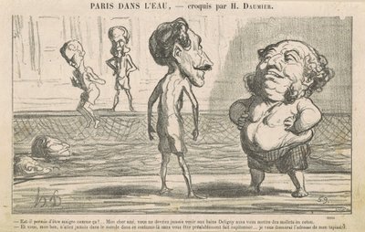 ¿Está permitido ser tan delgado así? de Honoré Daumier