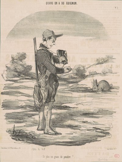 ¡Y ni un grano de pólvora! ... de Honoré Daumier