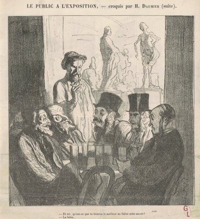 ¿Y tú, qué encuentras mejor...? de Honoré Daumier