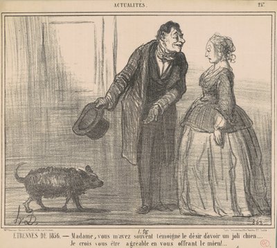 Etrennes de 1856 ... de Honoré Daumier