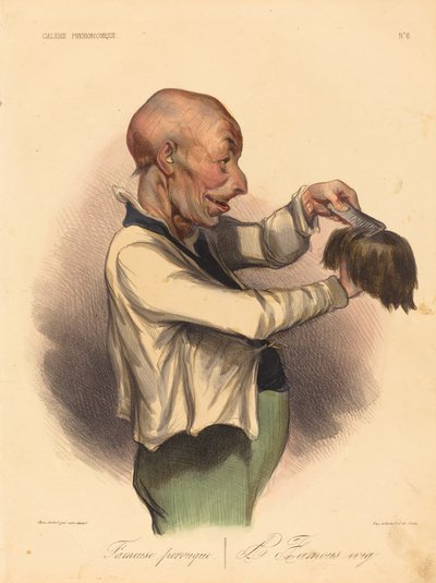 Famosa peluca de Honoré Daumier