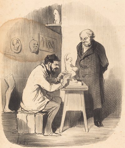 Tendré que hacerte un día... de Honoré Daumier