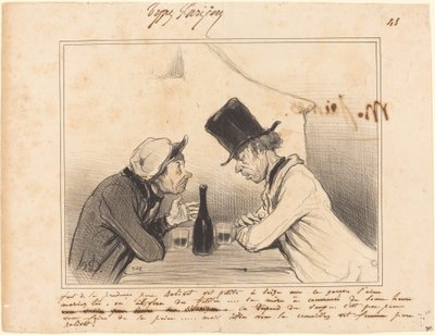Faut de la prudence père Balivot, vot petite a seize ans... de Honoré Daumier