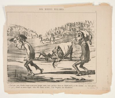 No debes arrepentirte así, mi pobre de Honoré Daumier