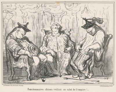 Funcionarios ... velando por la salvación del imperio! ... de Honoré Daumier