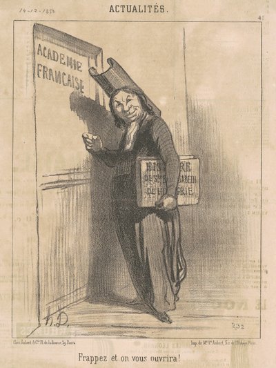 ¡Golpeen y se les abrirá! de Honoré Daumier