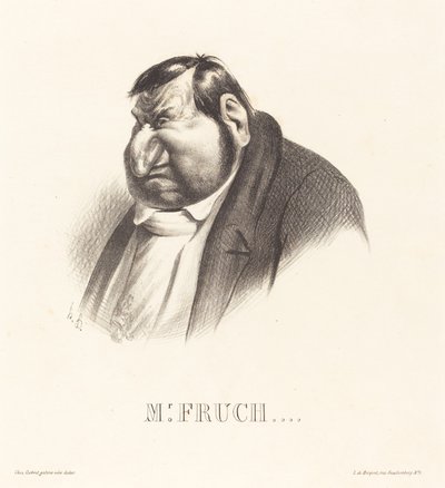 Fruchard, en Busto de Honoré Daumier