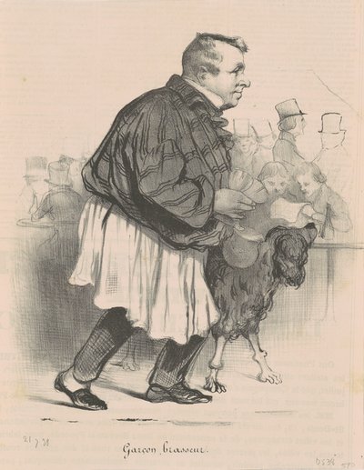 Garzón cervecero ... de Honoré Daumier