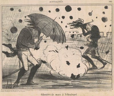 Chubascos de marzo en Sebastopol de Honoré Daumier