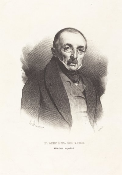 General P. Mendez Vigo de Honoré Daumier