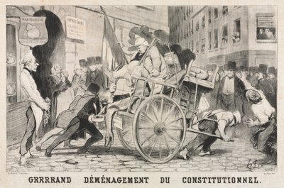 Gran Remoción del Establecimiento Constitucional de Honoré Daumier