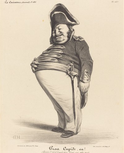 Gros Cupide, ¡va! de Honoré Daumier