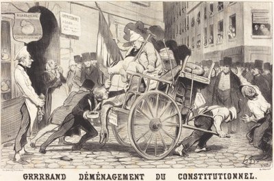 Gran Mudanza del Constitucional de Honoré Daumier