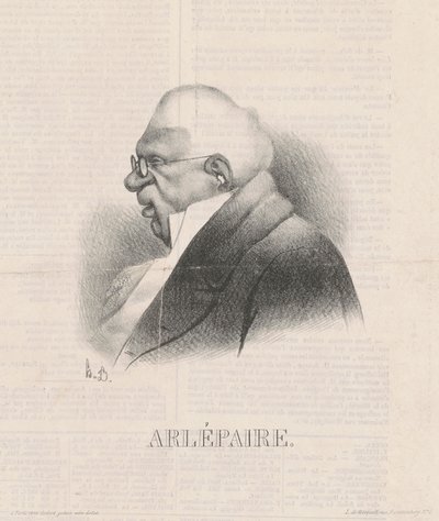 Harlé Padre, en busto de Honoré Daumier