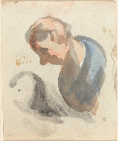 Cabeza de un Hombre de Honoré Daumier