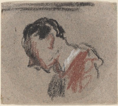 Cabeza de un hombre de Honoré Daumier