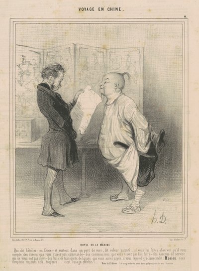 Hotel de la Marina de Honoré Daumier