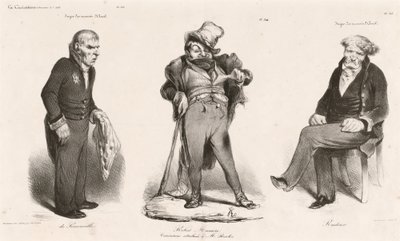 Huguet de Sémonville - Robert Macaire (Thiers) - Conde Roederer de Honoré Daumier