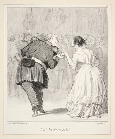 Hace las delicias del balón., de Les Banqueteurs de Honoré Daumier