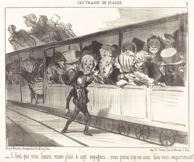 Es necesario que hagas más espacio... de Honoré Daumier
