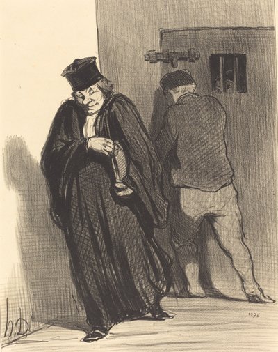 Parece... que mi muchacho es un gran sinvergüenza... de Honoré Daumier