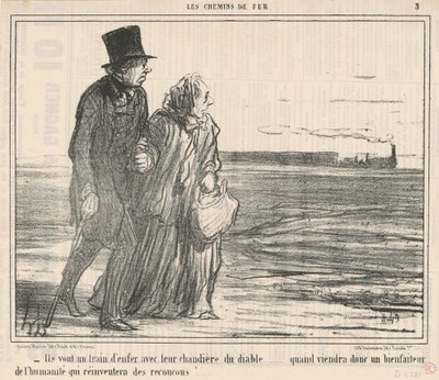 Van a toda velocidad ... de Honoré Daumier