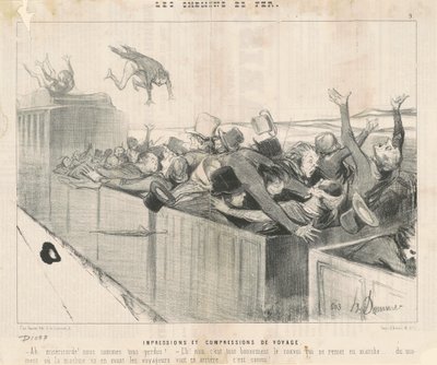 Impresiones y compresiones de viaje de Honoré Daumier