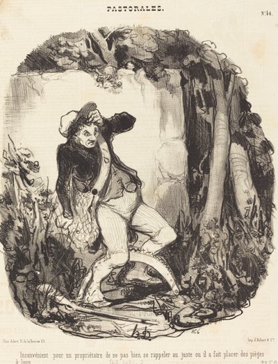 Inconveniente para un propietario no... de Honoré Daumier