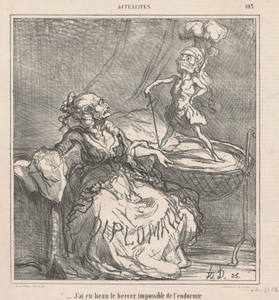 Por mucho que lo haya mecido ... de Honoré Daumier