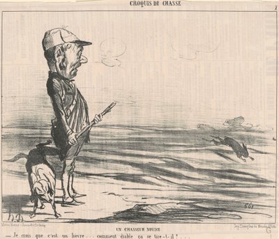 Creo que es una liebre ... de Honoré Daumier