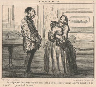 No tengo miedo a la muerte para mí... de Honoré Daumier