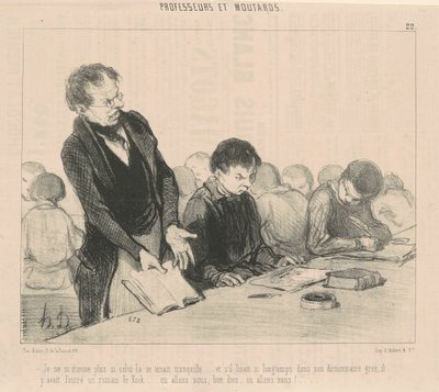 Ya no me sorprende si ese se mantiene tranquilo... de Honoré Daumier