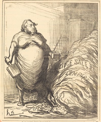 Nunca podré lavar todo eso de Honoré Daumier