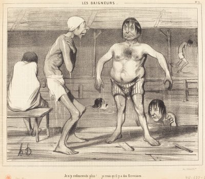 ¡No vuelvo a bajar!... creo... de Honoré Daumier