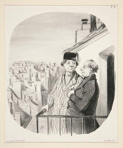 Estoy alojado un poco alto de Honoré Daumier
